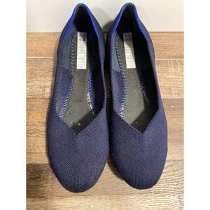 Rothy’s Navy Blue Flats, no inserts, size 10.5